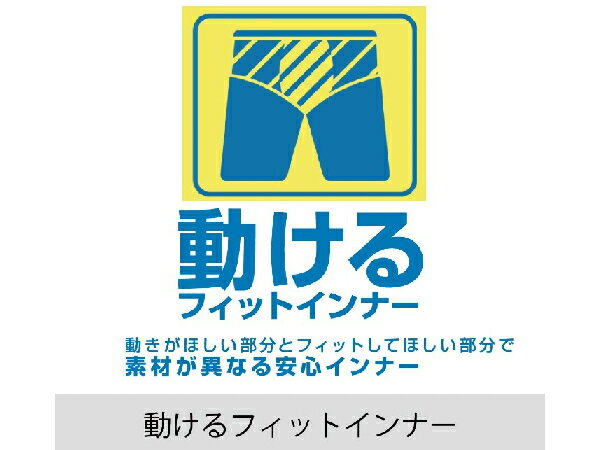 【要エントリー！ポイント5倍キャンペーン！9月11日午前1時59分まで】アリーナ arena ロングボックス(動けるフィットインナー) 大きいサイズ メンズ オールシーズン ブラック 黒 水泳 スイム フィットネス 水着 LAR-2304E-BKBU