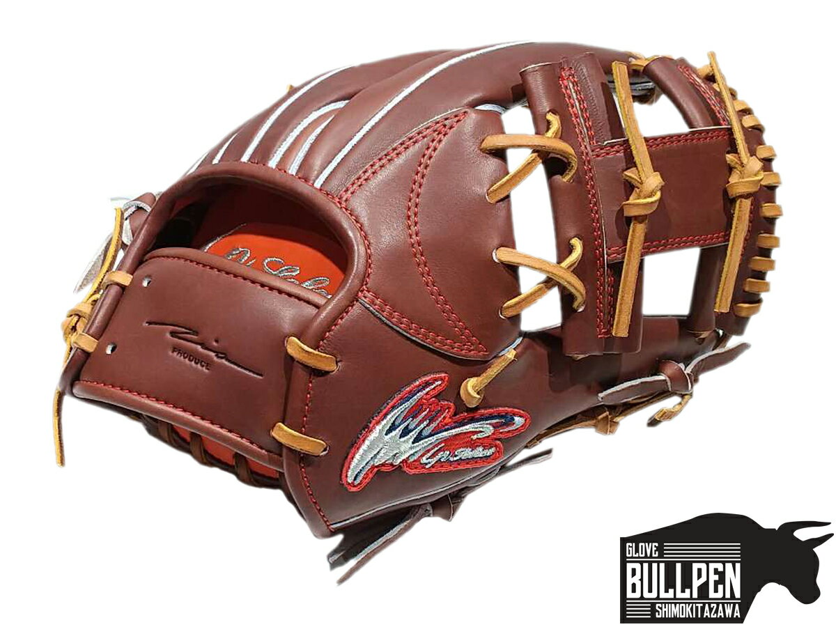 アイピーセレクト ip select ipセレクト 専用グラブ袋付き マリオオリジナル RDモデル 硬式用グラブ 内野手用 一般 チョコ 野球 硬式 グローブ 内野手用 マリオリ Ip.RD-Lc22SS