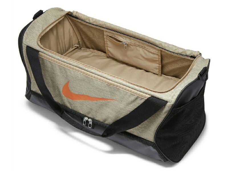 ナイキNIKEブラジリアMダッフル9.5MTRLブラックブラウンスポーツダッフルボストンバッグDH7714-250