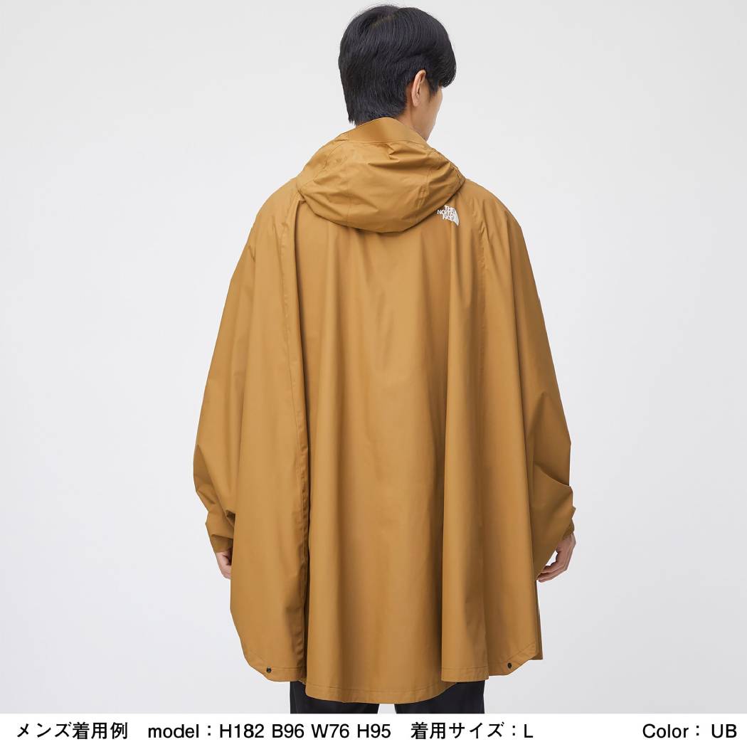 ノースフェイスTHENORTHFACEAccessPonchoアクセスポンチョユニセックス春夏ブラック黒カーキブラウン茶カジュアル雨具カッパレインウェアアウトドアNP11932-KNTUB