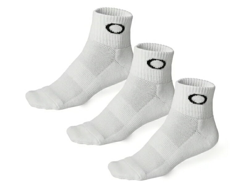 オークリー OAKLEY 3P SOCK ホワイト 靴