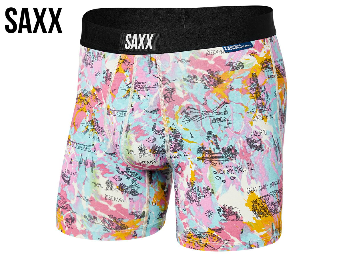 ボクサーパンツ VIBE SUPER SOFT BOXER BRIEF バイブ スーパーソフト メンズ ボクサーブリーフ パンツ サックスアンダーウェアー SAXX UNDERWEAR SXBM35-PBM