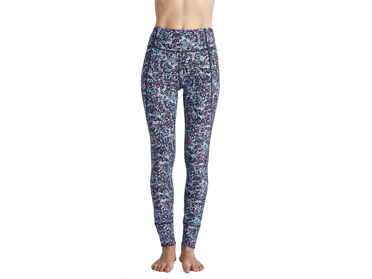 ロキシー ROXY BETTER DAYS LEGGINGS ベター デイズ レギンス レディース オールシーズン 水陸両用 速乾 UVカット ネイビー 紺 スポーツ フィットネス ロング タイツ RPT224506-MUL