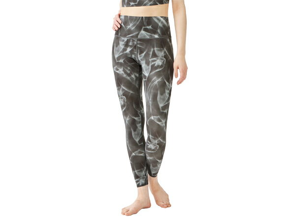 ダンスキン DANSKIN SKINISH PRINT LEGGINGS スキニッシュプリントレギンス レディース ブラック 黒 スポーツ フィットネス ロング タイツ DA222100P-OK