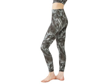 ダンスキン DANSKIN SKINISH PRINT LEGGINGS スキニッシュプリントレギンス レディース ブラック 黒 スポーツ フィットネス ロング タイツ DA222100P-OK