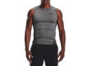 アンダーアーマー UNDER ARMOUR ヒートギアアーマー コンプレッション スリーブレス シャツ メンズ グレー 灰色 スポーツ トレーニング インナー ...