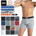 ボクサーパンツ 前開き UNDERCOVER BOXER BRIEF FLY アンダーカバー メンズ コットン ボクサーブリーフ インナー 股擦れ 対策 股ずれ 勝負下着 吸湿発散 吸汗速乾 防臭 股間 蒸れない プレゼント 贈り物 ギフト SXBB19F サックスアンダーウェアー SAXX UNDERWEAR