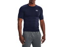 アンダーアーマー UNDER ARMOUR ヒートギアアーマー ショートスリーブ シャツ メンズ ネイビー 紺 スポーツ トレーニング インナー 半袖 1361518-410