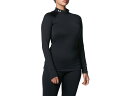 アンダーアーマー UNDER ARMOUR コールドギア アーマー モックシャツ レディース ブラック 黒 スポーツ フィットネス インナー 長袖 137549...