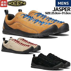 キーン KEEN JASPER ジャスパー メンズ オールシーズン スエード レザー ブラウン オレンジ ベージュ ブラック スニーカー フェス アウトドア カジュアル キャンプ 登山 旅行 1002661 1002672 1026592