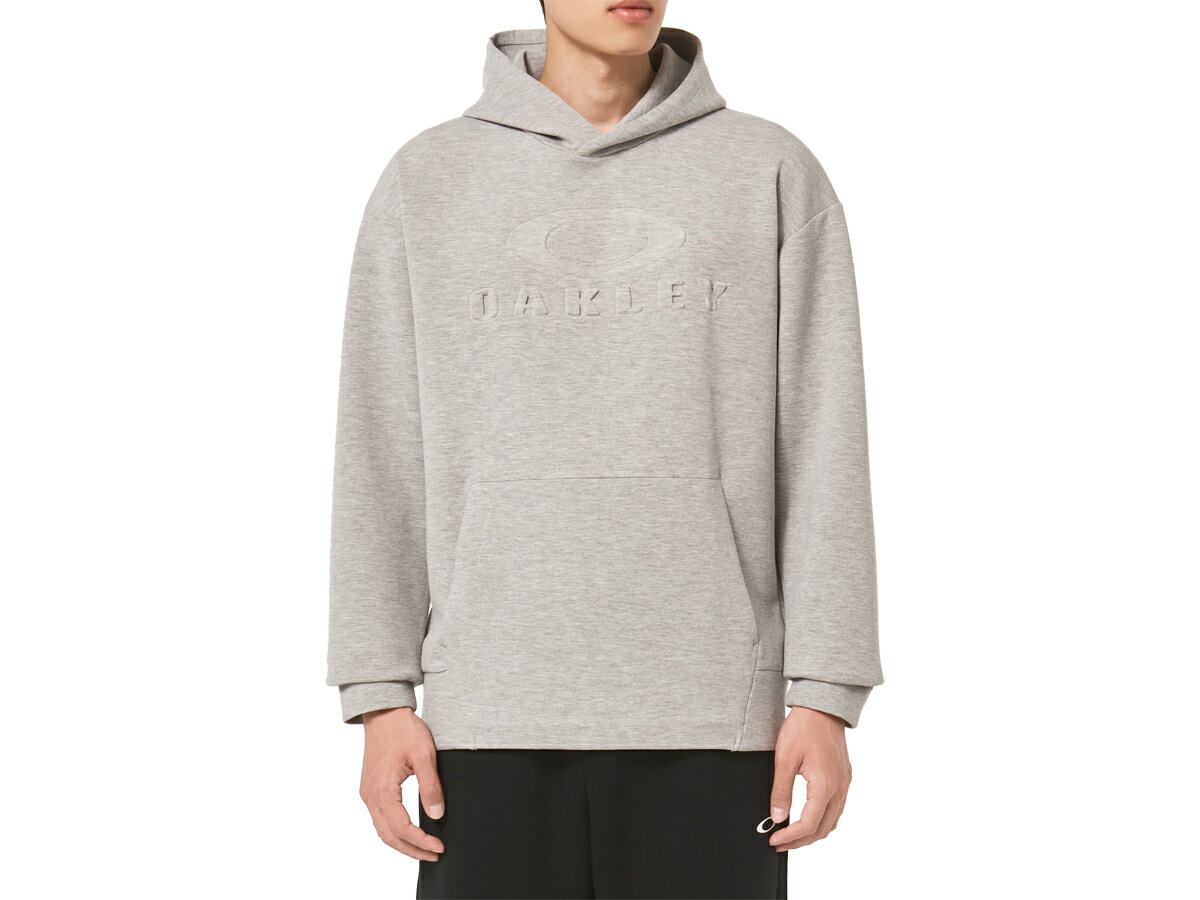オークリー OAKLEY US規格 Enhance Qd Fleece Hoodie Evo 1.7 エンハンス Qd フリース フーディー エヴォ 1.7 メンズ 秋 冬 グレー 灰色 スポーツ トレーニング パーカー プルオーバー FOA404108-27Bのサムネイル