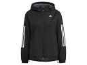 アディダス ウィンドブレーカー レディース アディダス adidas 24/7 レギュラーフィット ウインドブレーカージャケット レディース ブラック 黒 スポーツ フィットネス パーカー ジャケット F6935-HM2751