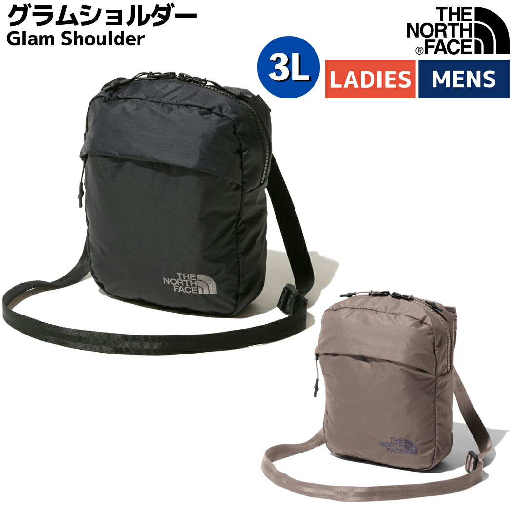 ノースフェイス THE NORTH FACE Glam Shoulder グラムショルダー 3L メンズ レディース ブラック ブラウン カジュアル バッグ ショルダーバッグ NM82068 K WTのサムネイル
