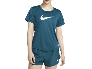 ナイキ NIKE ランニングトップ レディース 春 夏 ブルー 青 スポーツ フィットネス 半袖 Tシャツ DX4209-460