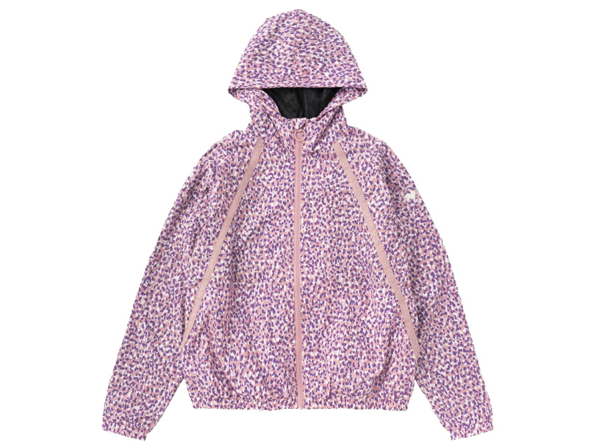 ルコック le coq sportif 総柄グラフィックウィンドジャケット(裏メッシュ付き) レディース 春 ピンク 桃色 スポーツ フィットネス パーカー ジャケット QMWVJF30-PKのサムネイル
