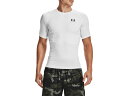 アンダーアーマー UNDER ARMOUR ヒートギアアーマー ショートスリーブ シャツ メンズ ホワイト 白 スポーツ トレーニング インナー 半袖 1361...