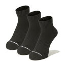 ザ・ノース・フェイス THE NORTH FACE Running Uneven Dry 3P Ankle ランニング アンイーブン ドライ 3P アンクル ユニセックス ブラック 黒 カジュアル 小物 靴下 ソックス 3足組 NN82303 K
