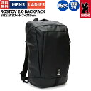 N[ CHROME ROSTOV 2.0 BACKPACK Xgt 2.0 obNpbN 23L Y fB[X jZbNX h bN obNpbN ʋ ʊw ] ubN JWA BG275