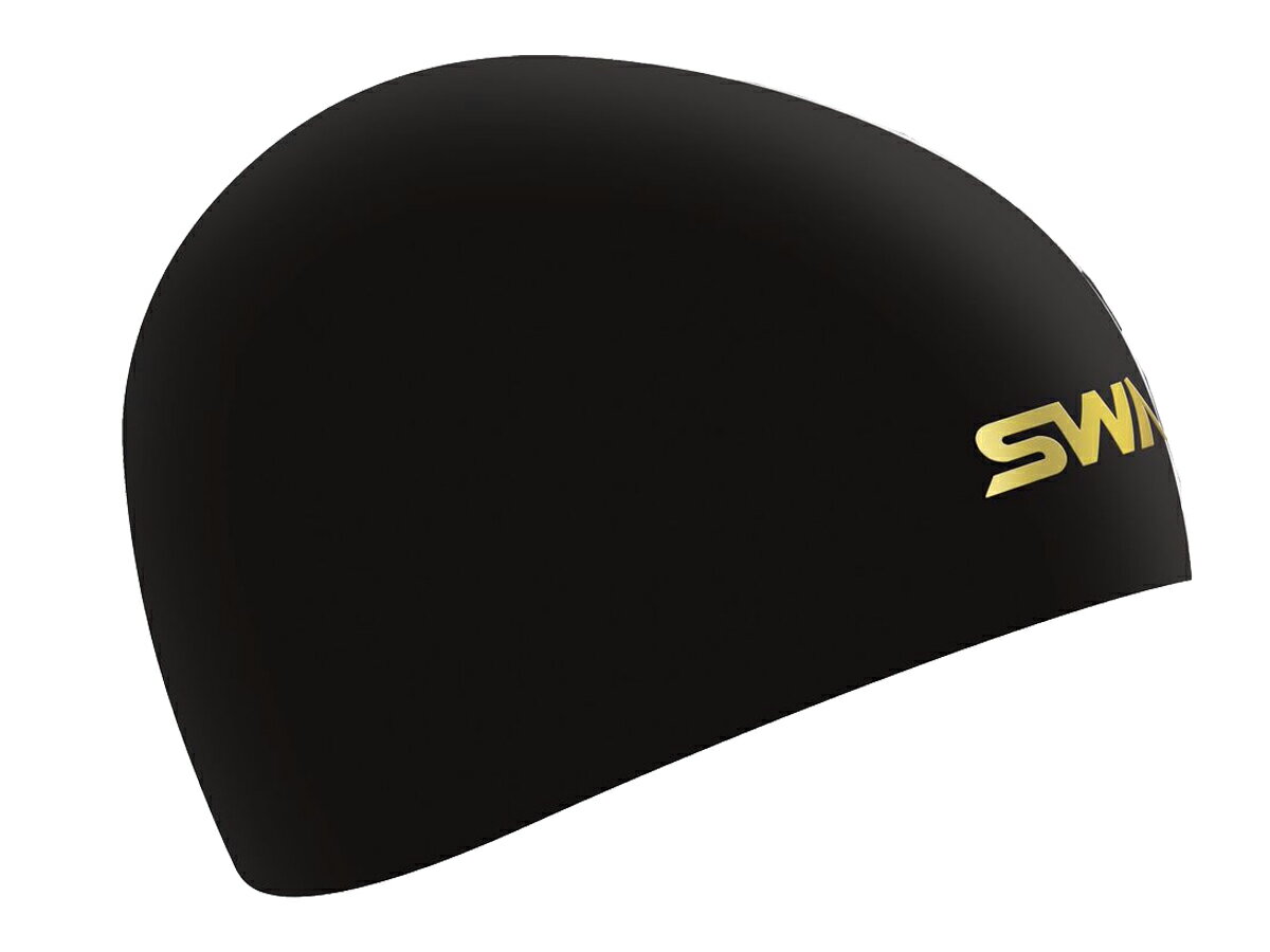 スワンズ SWANS ドーム型シリコーンキャップ FINA承認モデル ユニセックス ブラック 黒 水泳 スイム キャップ 帽子 SA10S-041