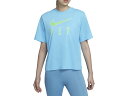 【スーパーセール限定クーポン付き！】ナイキ NIKE Dri-FIT スウッシュ フライ S/S Tシャツ レディース 春 夏 ブルー 青 スポーツ フィットネス 半袖 Tシャツ FB2583-416