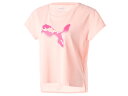 プーマ PUMA MODERN SPORTS モダン スポーツ Tシャツ レディース 春 夏 ピンク 桃色 スポーツ フィットネス 半袖 Tシャツ 674956-66