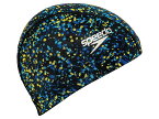 スピード speedo Sea Dots Mesh Cap シードッツメッシュキャップ ユニセックス ブルー 青 イエロー 黄色 水泳 スイム キャップ 帽子 SE12356-BL