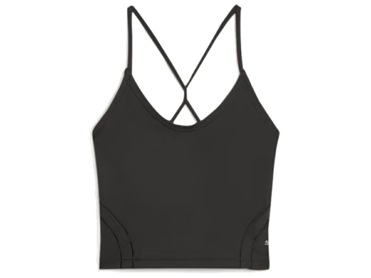 プーマ PUMA ヨガ ULTRABARE クロップトップ レディース オールシーズン ブラック 黒 スポーツ フィットネス スポーツブラ ブラトップ 524601-01