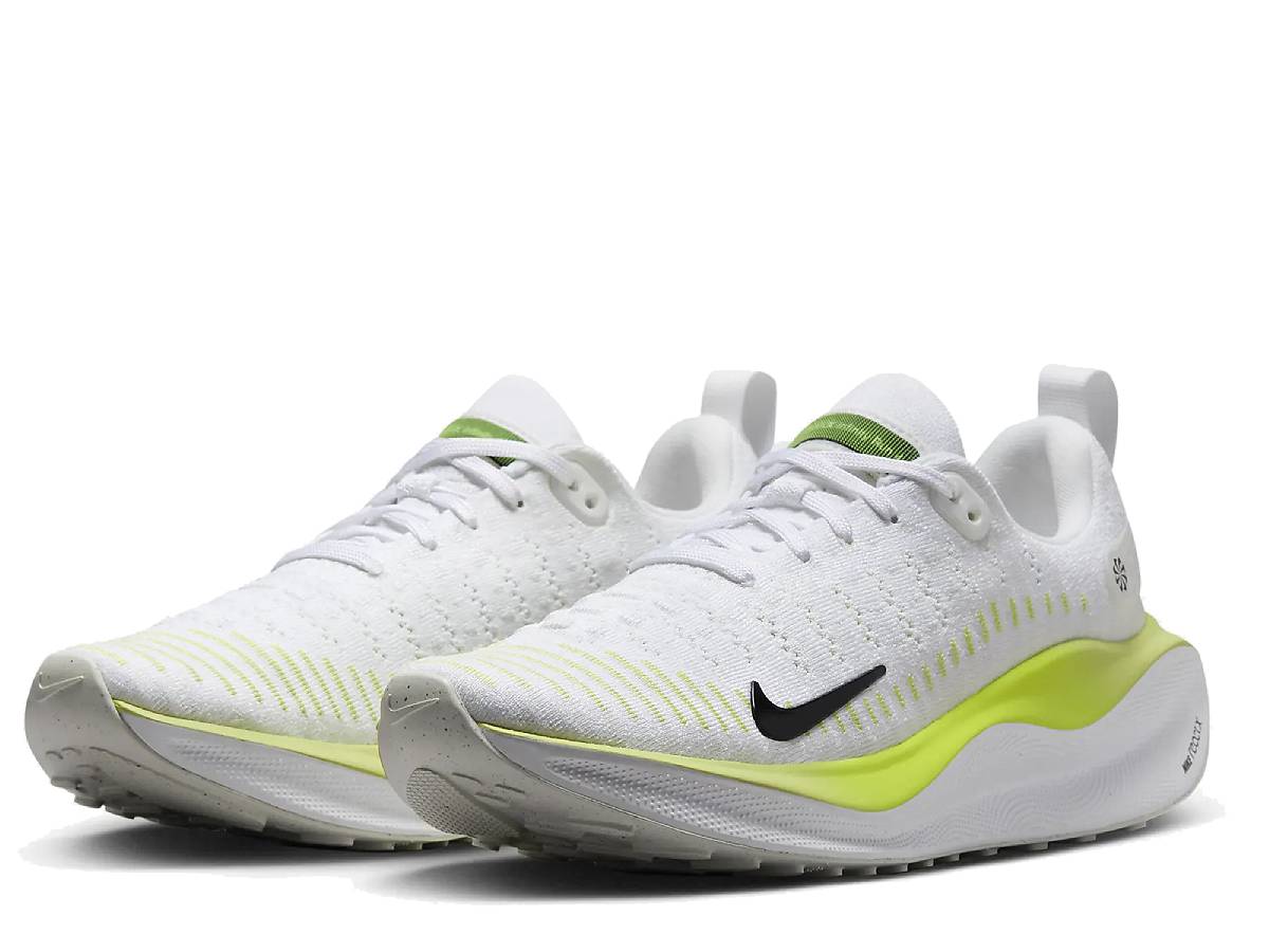 ナイキ NIKE REACTX INFINITY RUN FK 4 リアクトX インフィニティ ラン フライニット 4 レディース ホワイト 白 スポーツ ランニングシューズ ランシュー DR2670-101