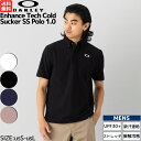 オークリー OAKLEY US規格 Enhance Tech Cold Sucker SS Polo 1.0 エンハンス テック コールド サカー 半袖 ポロ 1.0 メンズ ゴルフ 通勤 通学 ビジカジ ポロシャツ スポーツ タウンユース UVケア 日焼け防止 吸汗速乾 接触冷感 涼しい FOA405150 6FB 02E 100 8A6