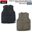 ナンガ NANGA TAKIBI RIPSTOP INNER DOWN VEST タキビリップストップインナーダウンベスト メンズ 秋 冬 春 カジュアル アウトドア アウター インナー ノーカラー ダウン