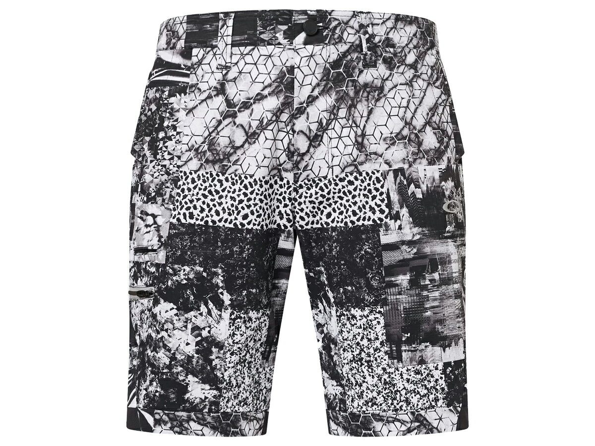 オークリー OAKLEY US規格 Skull Tractable Shorts スカル トラクタブル ショーツ メンズ ブラック 黒 スポーツ トレーニング ハーフ パンツ FOA405140-01G