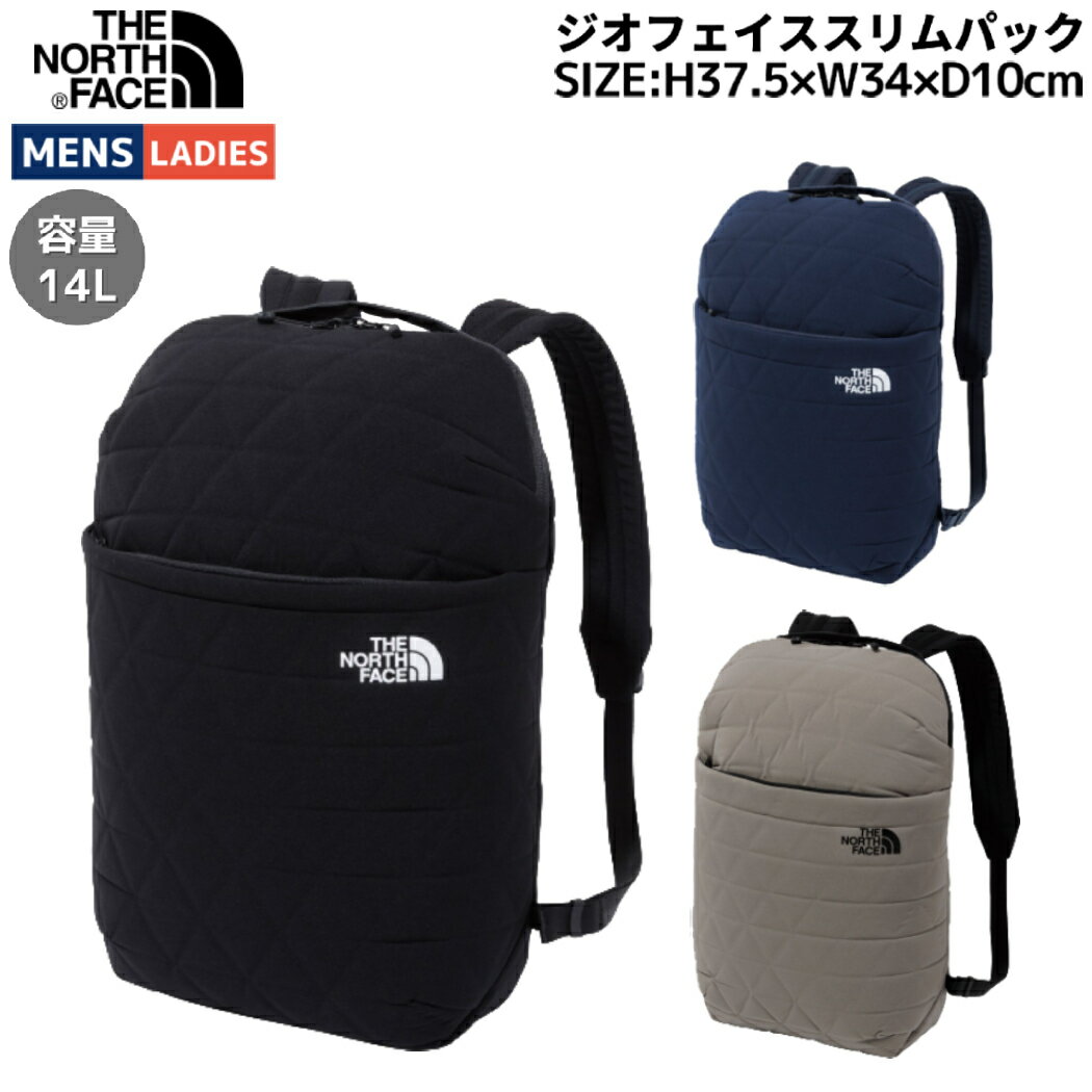 ノースフェイス リュック メンズ ノースフェイス THE NORTH FACE ジオフェイススリムパック メンズ レディース ユニセックス オールシーズン カジュアル アウトドア ビジネス パック デイパック バックパック リュック NM32350