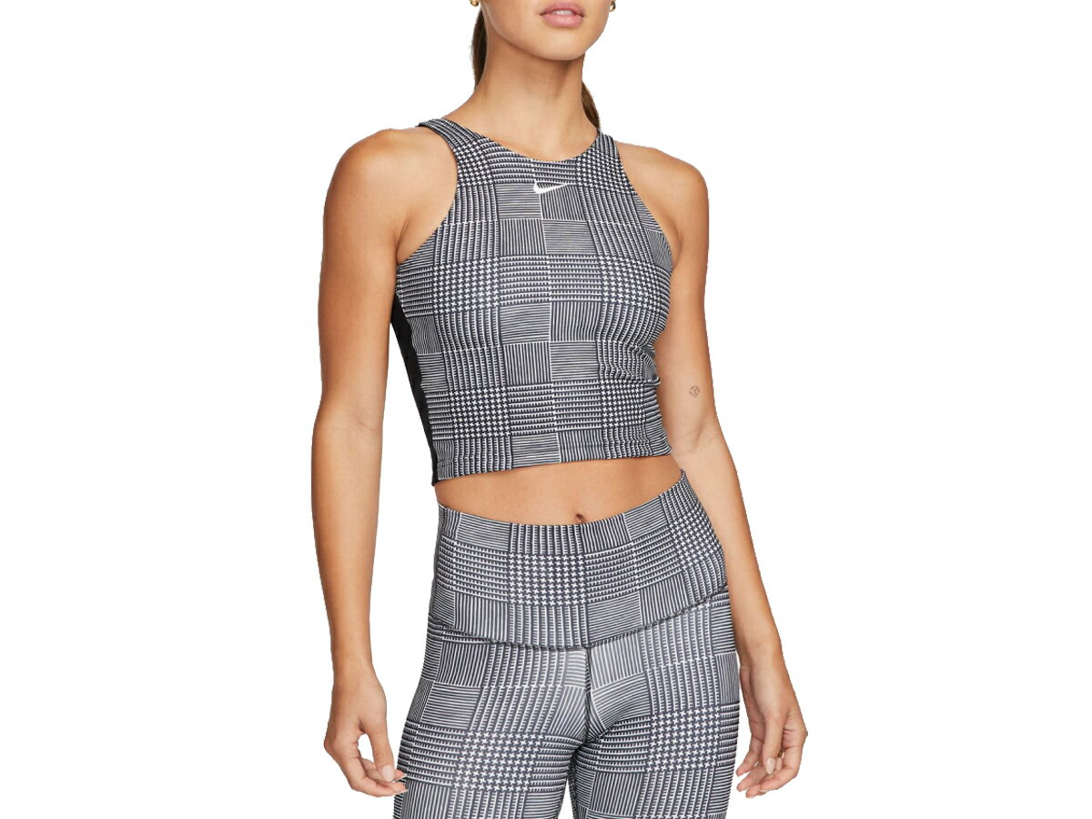 ナイキ NIKE ヨガ Dri-FIT クロップド タンクトップ レディース 春 夏 ブラック 黒 スポーツ フィットネス タンクトップ FB4651-010のサムネイル