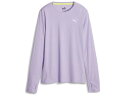 プーマ PUMA RUN FAVORITE LS Tシャツ レディース 秋 冬 パープル 紫 スポーツ フィットネス 長袖 Tシャツ 523698-25