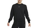 ナイキ NIKE Dri-FIT ワン クルーネック フレンチ テリー スウェットシャツ レディース 秋 冬 ブラック 黒 スポーツ フィットネス スウェット トレーナー FB5126-010