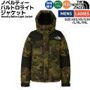 【正規取扱店】ノースフェイス THE NORTH FACE Novelty Baltro Light Jacket ノベルティーバルトロライトジャケット メンズ レディース ユニセックス 真冬 カモ柄 カジュアル ウェア アウター 防寒 保温 防風 耐水 ND92341-TF