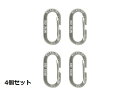 ナイトアイズ NITE IZE マイクロリンク カラビナー×4P キーホルダー フック カジュアル 小物 46619(4)