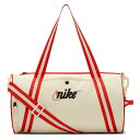 ナイキ NIKE ヘリテージ レトロ ダッフルバッグ 13L ベージュ スポーツ ダッフル ボストン バッグ DR6261-113