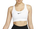 ナイキ NIKE スウッシュ ミディアムサポート パッディド スポーツブラ レディース オールシーズン ホワイト 白 スポーツ フィットネス インナー ブラトッ...