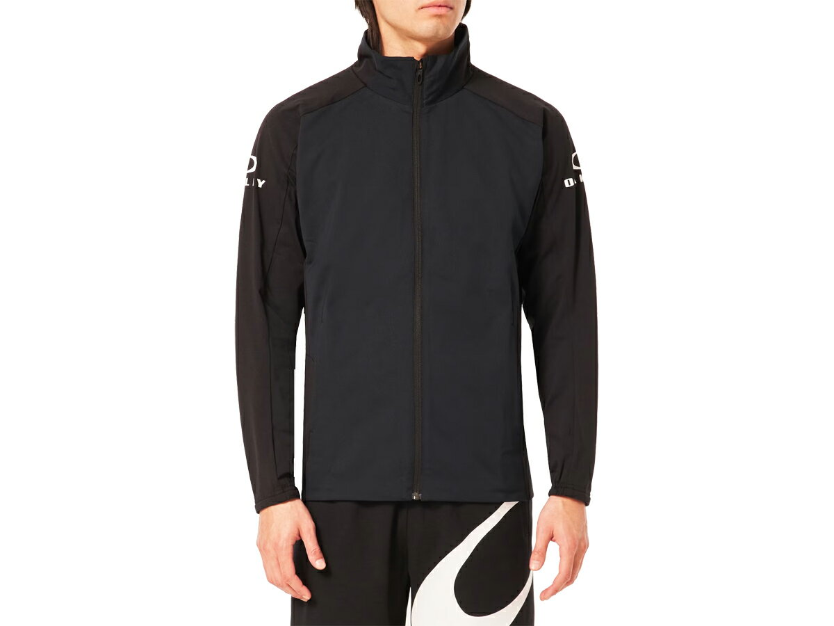 オークリー OAKLEY US規格 Enhance Tech Jersey Jacket 14.0 エンハンス テック ジャージ ジャケット 14.0 メンズ 秋 冬 ブラック 黒 スポーツ トレーニング フルジップ ジャケット FOA406267-02E