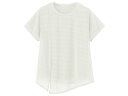 ダンスキン DANSKIN SHEER LIGHT LAYERED TEE シアーライトレイヤードティー レディース 春 夏 ホワイト 白 スポーツ フィットネス 半袖 Tシャツ DC524102-JW