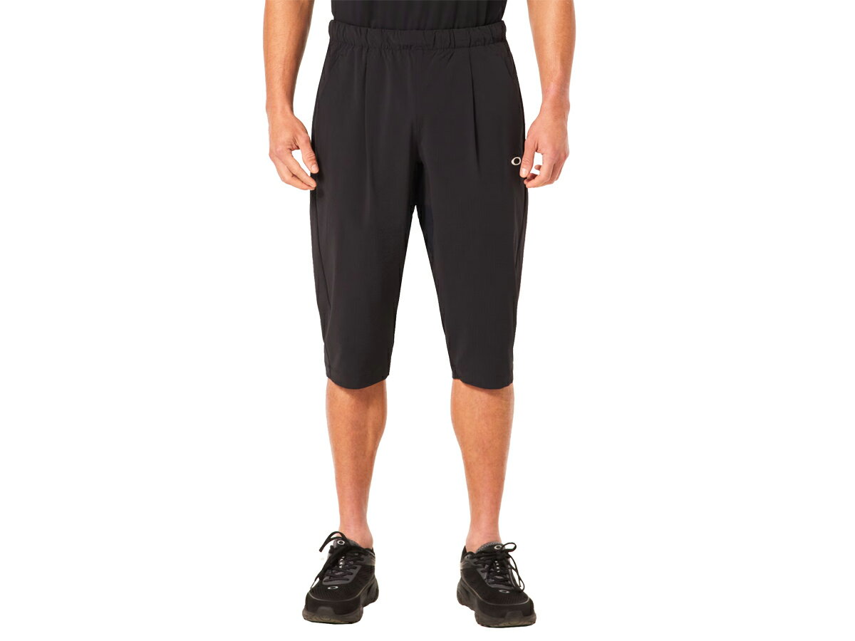 ꡼ OAKLEY US Enhance Seersucker 3/4 Pants 2.0 ϥ å 3/4 ѥ 2.0  ֥å  ݡ ȥ졼˥ 7ʬ ѥ FOA406310-02E