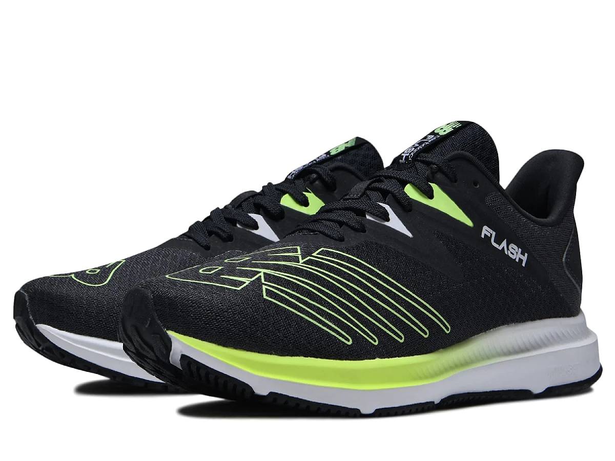 ニューバランス NEW BALANCE DynaSoft Flash v6 LG6 ダイナソフト フラッシュ v6 LG6 メンズ オールシーズン グレー スポーツ ランニングシューズ ランシュー MFLSHLG6D 1