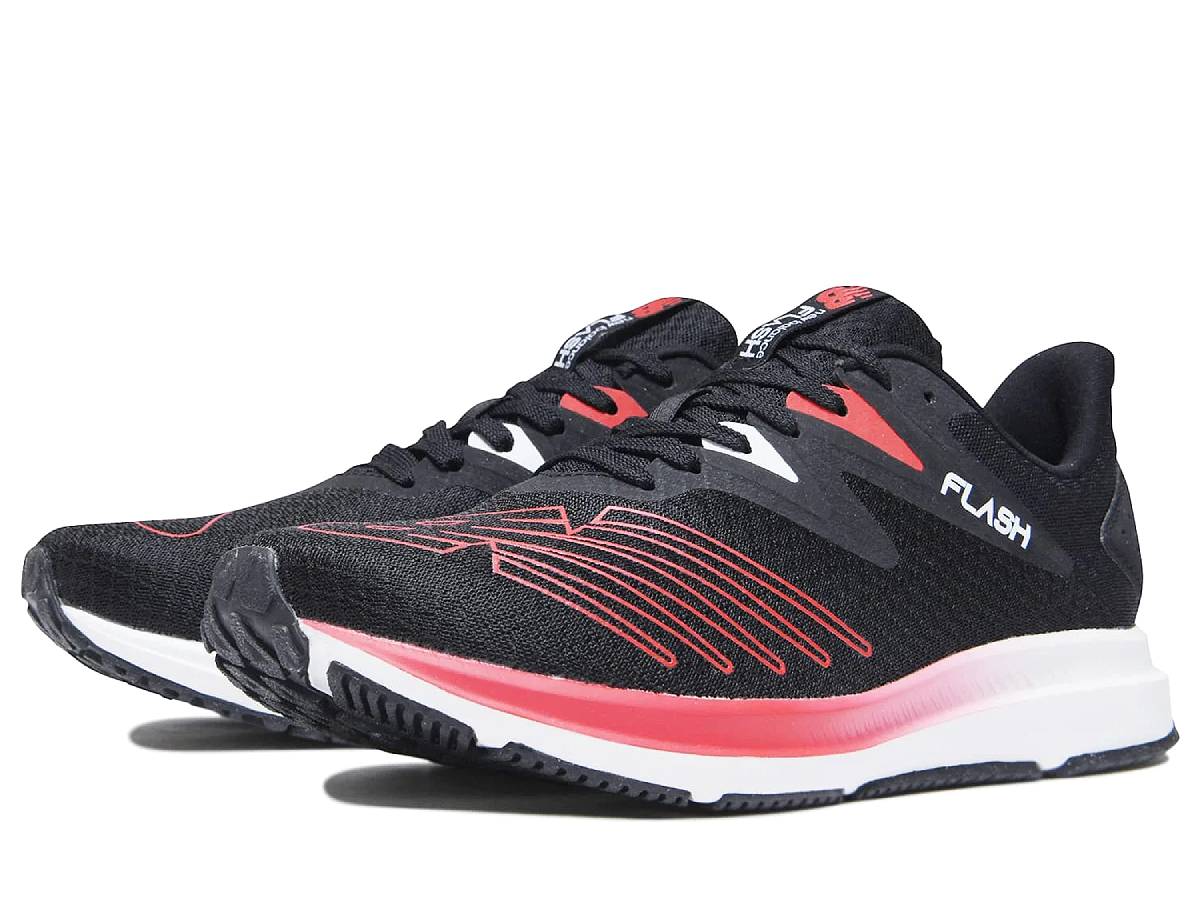 楽天スポーツマリオニューバランス NEW BALANCE DynaSoft Flash v6 RG6 ダイナソフト フラッシュ v6 RG6 メンズ オールシーズン ブラック 黒 スポーツ ランニングシューズ ランシュー MFLSHRG6D