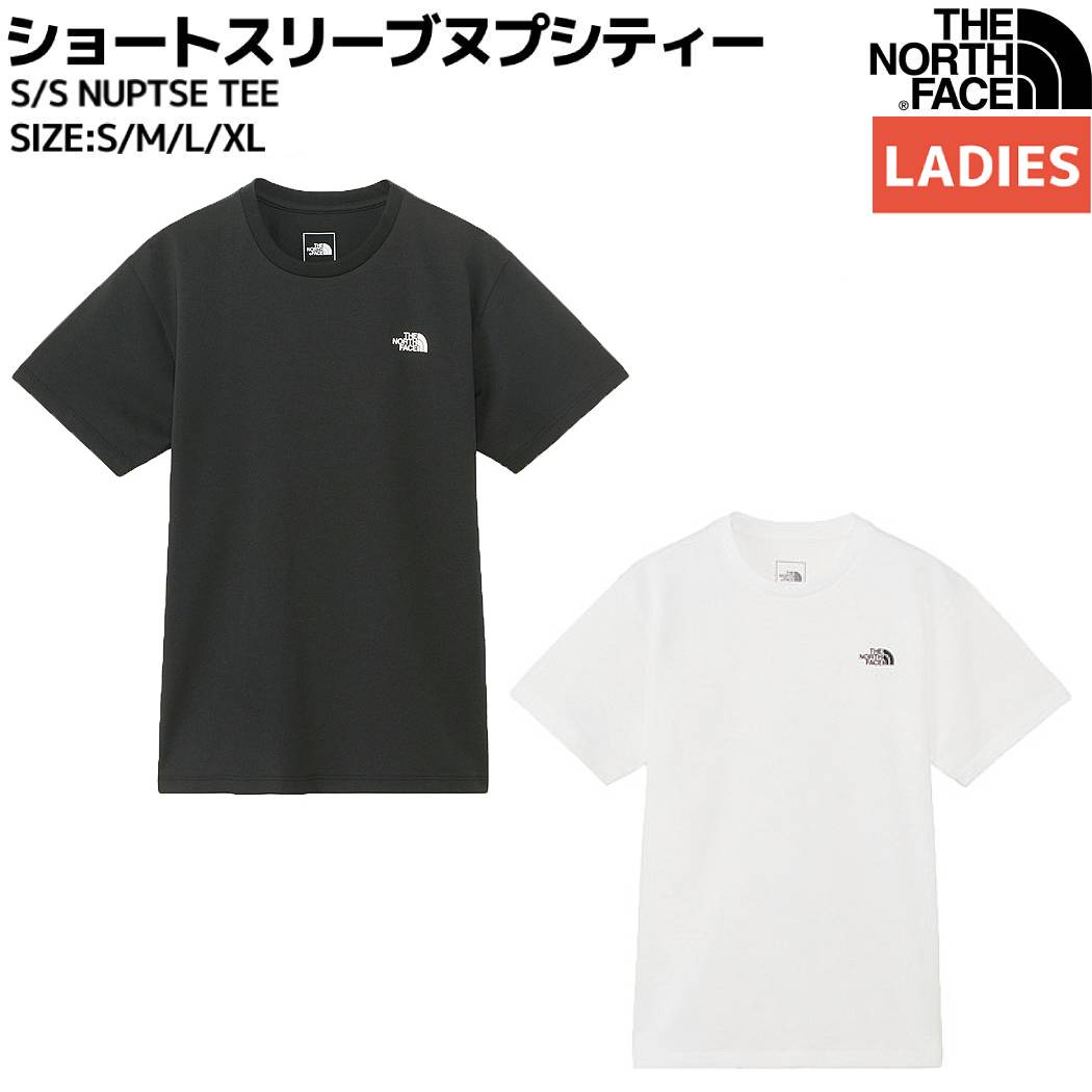 楽天スポーツマリオノースフェイス THE NORTH FACE 【正規取扱店】S/S NUPTSE TEE ショートスリーブ ヌプシ ティー レディース 春 夏 ブラック ホワイト カジュアル 半袖 シャツ 速乾 NTW32448