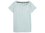 プーマ PUMA FAVORITE CAT フェイバリット キャット 半袖 Tシャツ レディース 春 夏 ブルー 青 スポーツ フィットネス 半袖 Tシャツ 522853-21