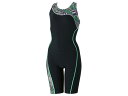 スピード speedo Asymmetry Loosen Kneeskin アシンメトリールースンニースキン レディース ブラック 黒 水泳 スイム フィットネス 水着 オールインワン SFW12403-GP
