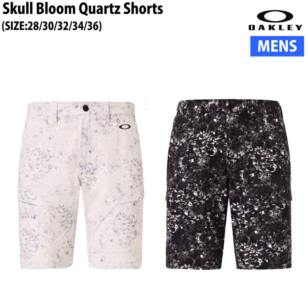 オークリー OAKLEY Skull Bloom Quartz Shorts ショートパンツ 短パン スポーツ ゴルフ ウエア FOA406458 00G 186