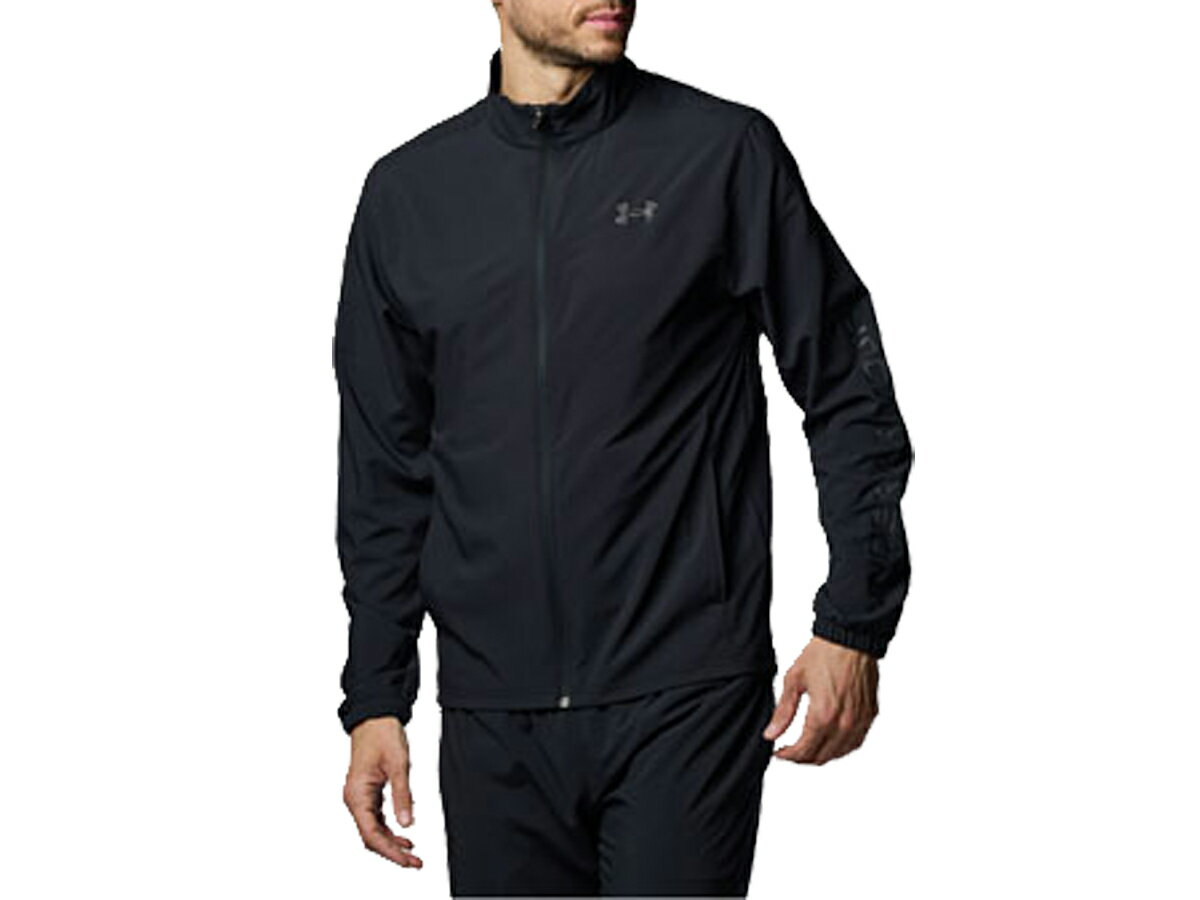 アンダーアーマー UNDER ARMOUR フレッシュウーブン フルジップ ジャケット メンズ ブラック 黒 スポーツ トレーニング フルジップ ジャケット 1384815-001