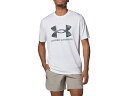 アンダーアーマー UNDER ARMOUR テック カモ ビッグロゴ ショートスリーブTシャツ メンズ 春 夏 ホワイト 白 スポーツ トレーニング 半袖 Tシャツ 1384797-100